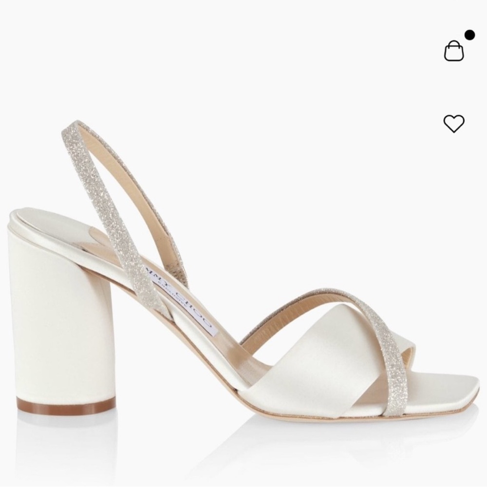 Jimmy Choo Plum Satin Heel